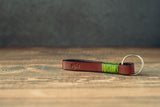 WM Leather Keychain