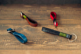 WM Leather Keychain