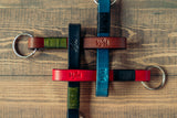 WM Leather Keychain