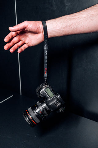 Leather Camera Wrist Strap - Instinct Over Influence